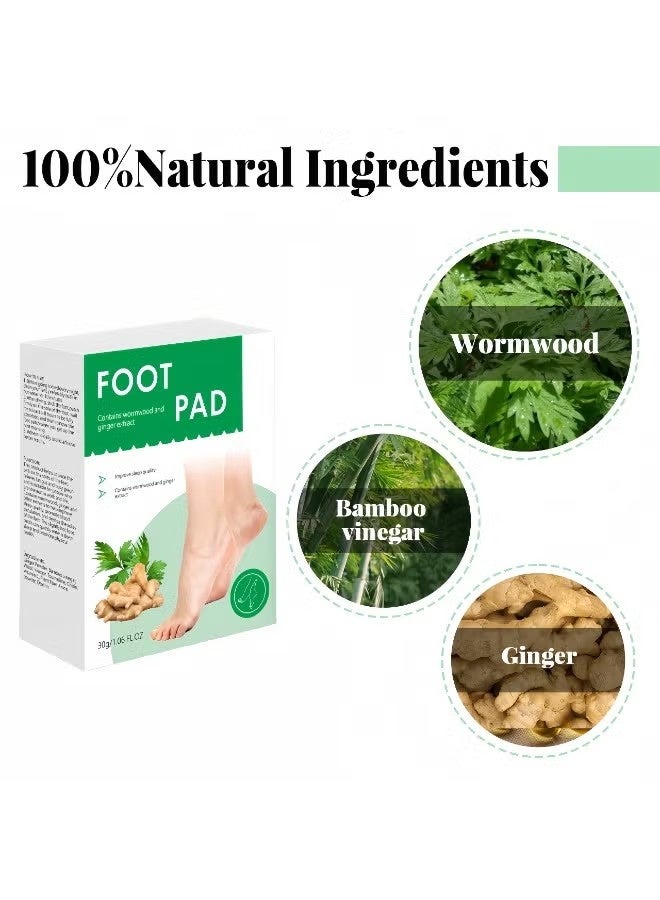 20-Piece Cleansing Detox Foot Patches, Deep Cleansing Foot Pads, Foot Detox Pads, Relieve Stress, Improve Sleep, Boost Metabolism, Enhance Blood Circulation, Suitable for Men, Women, Elderly, and Kids, Easy to Use, Natural Ingredients. - Image 5